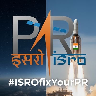 IsroPR's profile picture. 🇮🇳we did it. #ISROfixYourPR was trending #2, 🔴join us for 2nd wave at 8AM ,24 Oct(postpone)🔴 will try to get #1 trending... effort to INSPIRE YOUTH.   🤷 Ai