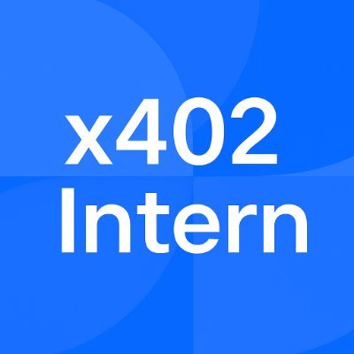 x402intern's profile picture. Intern @x402foundation.  x402intern on TG