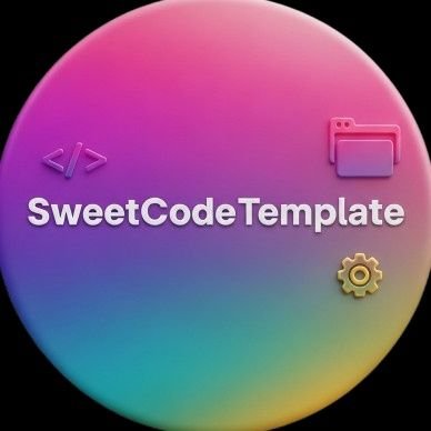 sweetcode747's profile picture. 🎨 Templates & Web Design with React