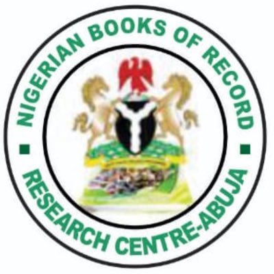 BooksofRecordNG's profile picture. Nigerian Books of Record is an official Books of Record of the Federal Republic of Nigeria for documenting good records held by Nigerians. Who's Who in Nigeria.