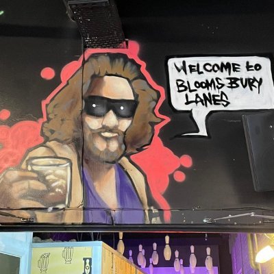 BloomsburyLanes's profile picture. London's real Bowling Alley. Diner / 5 karaoke rooms /Ray's Pizza and the Kingpin Suite.