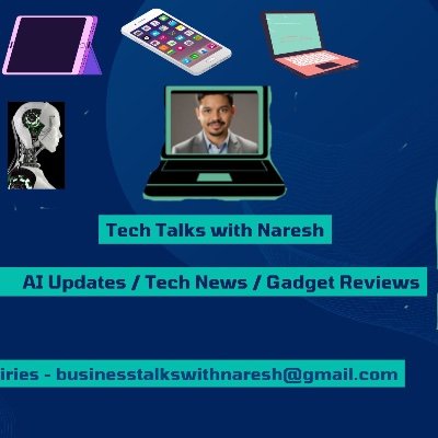 techtalksnaresh's profile picture. Follow for AI Updates, Tech news and Product reviews
Together we will explore the cutting edge technology.