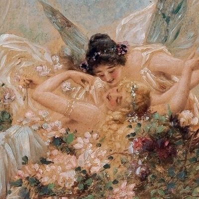 Zoldror's profile picture. PB: Hans Zatzka, Two Fairies Embracing in a Landscape with a Swan

Header: Hans Zatzka, Original Glückspilze. Steiermark