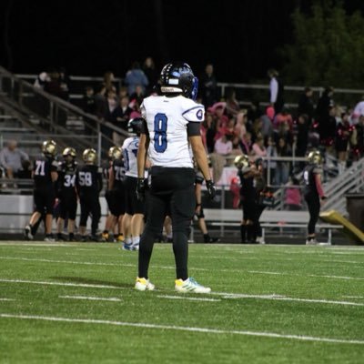 Nickstreet_3's profile picture. DB,Kicker |Conneaut Area Senior High| (PA) 5,9 155lbs C/O 2029 |student email|nicholasstreet@csddrive.org