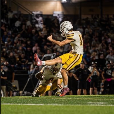 wyattlewisKHS's profile picture. 2027 | K/P | 6’0” 170 lbs | 3.94 GPA Honor Roll Kickapoo High School | Springfield, MO Wyatt.Lewis08@yahoo.com