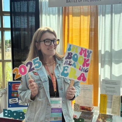 Mrs_Dooney's profile picture. •(she/her)•middle school media coordinator•bibliophile•MLS• WV woman•runs on God, prayer, Diet Coke, and laughter•