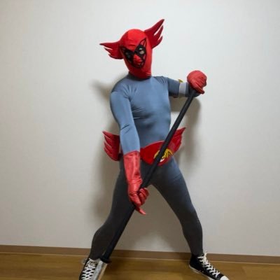 fbfighter07's profile picture. アクションが好きで特撮やドラマのやられ役に魅力を感じてますー！ 好きなもの：特撮、コスプレ、アクション オリジナル怪人 マッハ・ミュースもよろしく→https://t.co/odt0N24M4wですー　#戦闘員コスプレ
