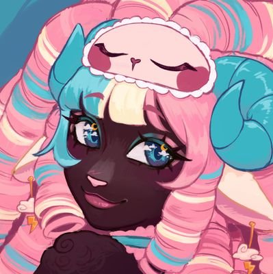 TiaP0mP0m's profile picture. ☁️ Vtuber Sheep Trans ☁️ 
☁️ Art Comms 🇧🇷🇺🇲☁
☁️ She/Her 🏳️⚧️
☁️ Fanart: #tiap0mArt ☁️
☁️ Icon: @curs3dtime☁️
☁️ cover: @N0v43_
☁️ (+16)
☁️ Comms: OPEN ☁️