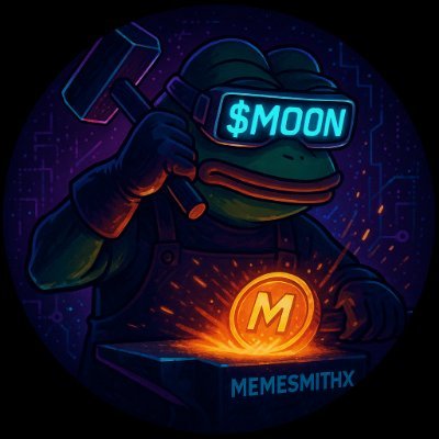 MemeSmithX's profile picture. Full-time meme dev forging coins built to moon – never rug, never fake. 
I code, I deploy, I deliver pumps. If you’re a degen, welcome to the forge.