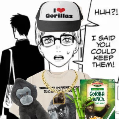 ikafishh's profile picture. they/them［friends+moots can use she/he］blk+yt gndrfluid ★彡 i love primates, gorillaz and asayuko🍰⚖️