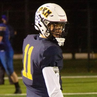 Ca1ebBannister's profile picture. OKM football 🏈| C/O 2027| 5’11|185 lbs|LB/Slot|4.0 GPA|email calebbannister09@gmail.com|