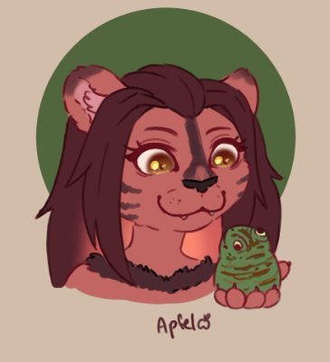 LiniChanMi's profile picture. 30yo GER Lion #gerVTuber #VTuber 🦁🐸💤
VT Mama: @Tato_Artworks ♥
Current Avatar by: @apfelfroggy ♥
@Riku_Fox 's lil' Sis
Art: #LiniChanMiArts