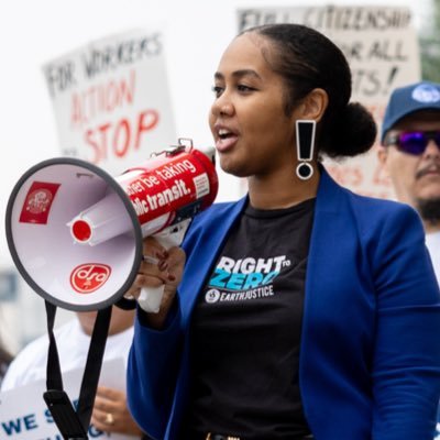 candyoungblood's profile picture. (she/her) @earthjustice lawyer working toward environmental justice and a zero-emissions future • @youthonroot founder • views my own