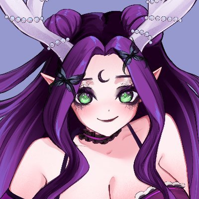 LiatrisSidhe's profile picture. | Cozy & Chaotic | Fascinated By Humans | Moon Magic & Sparkly Chaos | "Touch the shiny, not the glowing" | 🌕 #liafey | 🌑 #liadarkfey |