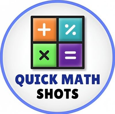 QuickMathShots's profile picture. Math made aesthetic. 📐✨