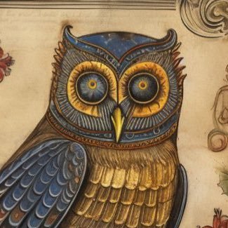 allgarbled's profile picture. friendly owl