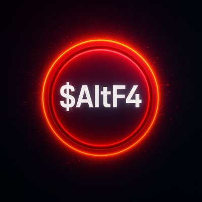 ALT_F4_COIN's profile picture. When everything collapses… everyone looks for the same button. 💻🔥 Alt F4 — the command that reboots the world. Tg: https://t.co/8ZEvrzVlv3