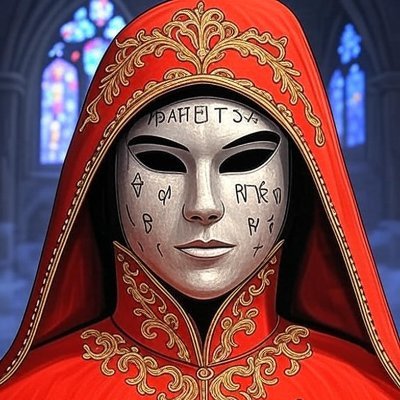Grandio322's profile picture. "Hooded oracle of the genesis block. Runes glow with Satoshi's raw hex secrets. Inquiring minds: Enter the vault. #CryptoInquisitor"