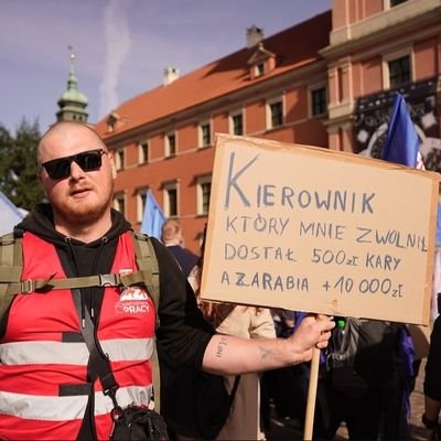 eryk_koscik's profile picture. Cukierek albo kontrola PiP!
Związkowiec, Członek Partii Razem Okręg Warszawski, Prawa Pracownicze, Prawa Człowieka, Aktywizm Socjalny.