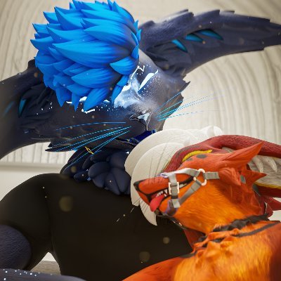 Floophythefluff's profile picture. Safest rexo in the galaxy :3 🦊 | Lvl 18 | He/Him | Taken 🧡🩵 | 🇭🇺/🇺🇸 | DMs and COMMs open! | 》16+《