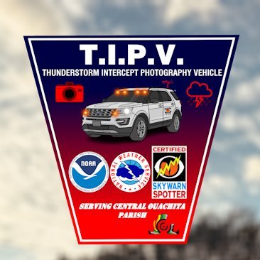 BrnLawx's profile picture. Trained SKYWARN Spotter for @NWSShreveport

T.I.P.V.
Thunderstorm Intercept Photography Vehicle
Spotting Northeast Louisiana

No, this is not my parent’s car.