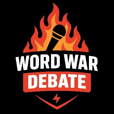 WordWarDebate's profile picture. @OfficialTEN_ Presents : Word War Debate
WW1 begins 01.10.26 - live from ACX1 Studios
Tickets are now available : 
https://t.co/BWOX0zgs58