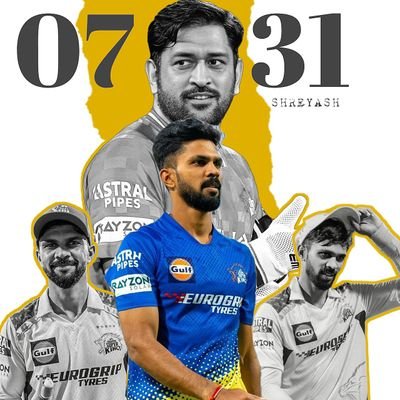 CSKIAN07x31's profile picture. 07 • 18 • 45 • 31👕 | Retired ICT Fan till 2027🇮🇳 | CSK💛 | Following all Rules on @X | BACKUP A/C- @Shreyash_S17