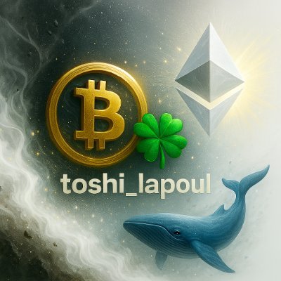 TLapoul's profile picture. 仮想通貨の宇宙をナビゲート中🚀ビットコインからミームコインまで、面白い話をお届け✨共に未来の仮想通貨のトップシェフ👨‍🍳ビットコインはメインディッシュ、アルトコインはサイドメニューのスペシャリスト🍽️フォローすれば、経済的なごちそうと笑いのデザートをお約束！😆💴💸財布も心も満たされるかも？🤣💰
