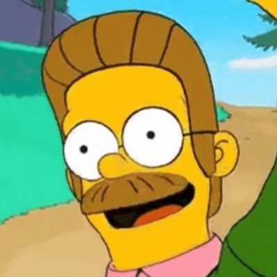 objectfanatic's profile picture. ⭐️ The Ned Flanders guy! | BANNER: Lucilassie on Tumblr Artist + Collector | Cartoon Enjoyer | Male, He/Him 🏳️‍⚧️ ——— ❤️ NED FLANDERS IN FORTNITE!!! ❤️ ———