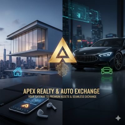 KhaleefaMusa's profile picture. Apex Realty & Auto Exchange: Your trusted source for premium homes 🏡, quality cars 🚗, & mobile tech 📱. Seamlessly connecting you to your next valuable asset.