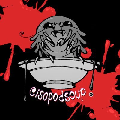 isopodsoup's profile picture. (they/them, 20) spooky artist who loves horror of all kinds, b-movies, retro games and more! — 🪓💥🩸 16+ stuff
