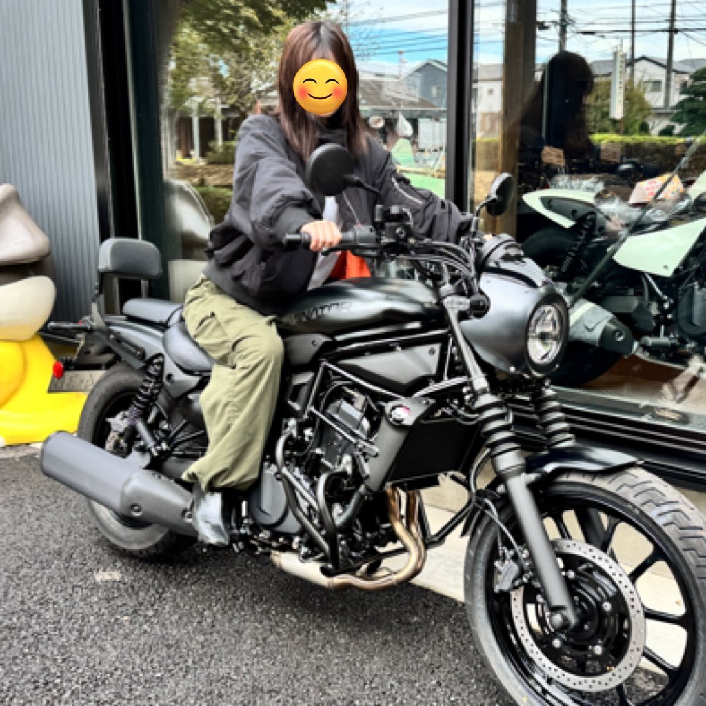 bike_yume3's profile picture. 初心者ライダー🔰お手柔らかによろしくお願いいたします🙇‍♀️ 新型エリミネーター400SE バイク好きと繋がりたい#バイク女子
