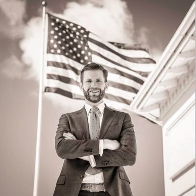 errictrump23's profile picture. Son to the 45th & 47th President = • I Unfiltered truth. Raw Patriotism. Trump never backs down. #MakeAmericaGreatAgain