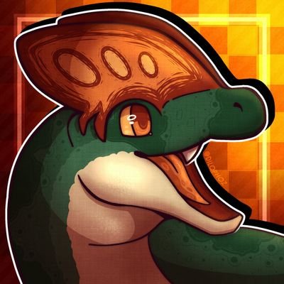 Dilophoz's profile picture. Mostly here just to stare at art of dinos, horror games and characters made out of squares