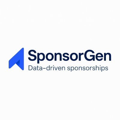 SponsorGen's profile picture. AI tool helping creators, athletes & small clubs win brand deals with data-driven proposals. 💡 Back your worth with real audience insights.