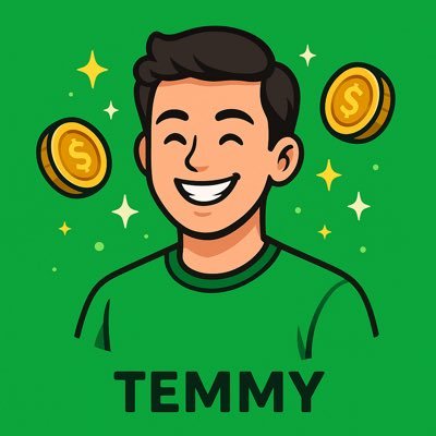 temmy_wins's profile picture. Attracting wins, blessings & abundance 🌟 Every retweet is a seed of luck 🌱 Energy never lies — I’m chosen for greatness 💫🍀🍀🍀