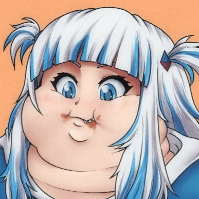 me_gura_don's profile picture. Softest, Slobbiest Sharkie! How much more can she grow, chat? 

((DAMN-NEAR LIMITLESS, BEWARE.))