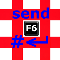 addressTRICK's profile picture. Shorten via
¹#AutoHotkey script: e.g. F6::send {#}{ENTER}
²DE + UK ⌨️s: # ENTER #keySstroke

URLs↓ with add'l infos  e.g. ☺.tk#_☺_typed_ALT+numpad1