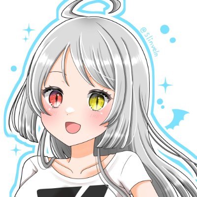 slinveln's profile picture. 人の姿に慣れすぎて戻る方法を忘れた霊龍（ファントムドラゴン） ※バ美肉・ボイチェン勢なので念のため
モンハン・ポケモン・ゴッドフィールド等、参加型できるものを中心に自分がやりたいのを色々やっていきまーすー 
定期配信は固定のリプ参照
チャンネルロゴ：まぐろいちご様
アイコン：萌木なな様(@nanamoegi7)