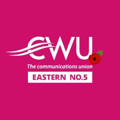 cwuEastern__No5's profile picture. Representing CWU members in Cambs, Lincs, Northants & Norfolk.Find information on Union services, agreements and campaigns at https://t.co/TcAkR92r8b