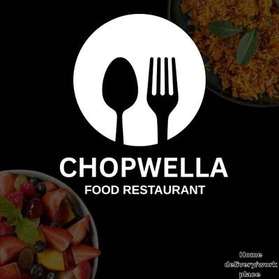 chopwella01's profile picture. Entrepreneur • Food Creator • Founder of Chopwella
We serve fresh, tasty, and unforgettable meals  made with love.