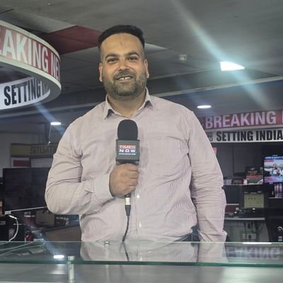 AnkitBhat09's profile picture. Presently working with @timesnow Ex - @Tv9Bharatvarsh .Covering crime stories encounter in Jammu Kashmir cross border firing .Tweet are Personal....