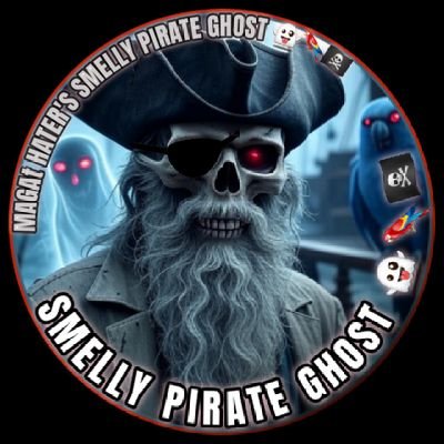 DLompoc's profile picture. AHOY Mateys!— I b a swashbucklin' MAGAt hatin' pirate GHOST! Enjoyer of Non-PC language! 🤷🏽 Follow me & I'll b followin' ya back! 👻🦜🏴‍☠️🌊 NO 🔞