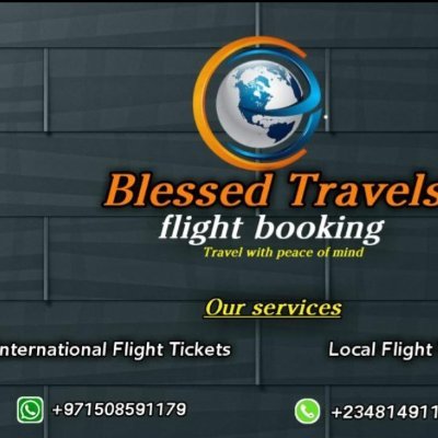 akinnawoblessin's profile picture. At Blessed Travels, we believe travel should be as peaceful as the destination itself, we specialize in seamless flight bookings both International and local