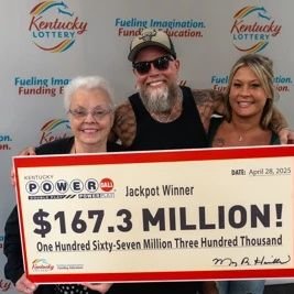 JamesMi10668981's profile picture. after my son bought a $2 Powerball ticket for last Saturday night’s drawing that ended up making Kentucky Lottery history with a $167.3 million jackpot prize.