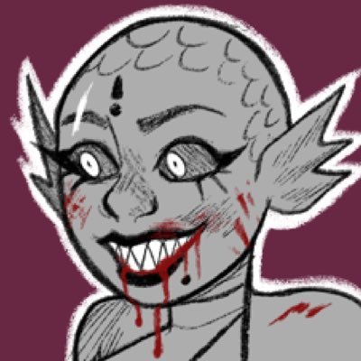YesEyeBite's profile picture. 30s || They/She/He/Any || 💖💛💙 || An actual mermaid || ♿️🕉♋️ I draw horror art, comics, and NSFW. Commissions open! Adults only. 🍉 🇵🇸