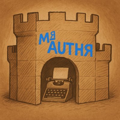 Pretend_Author's profile picture. Long ago, about last Friday, Jamie wrote in a box fort under the name of Author. Which means he had the name on his fort in blue letters & he wrote under it.