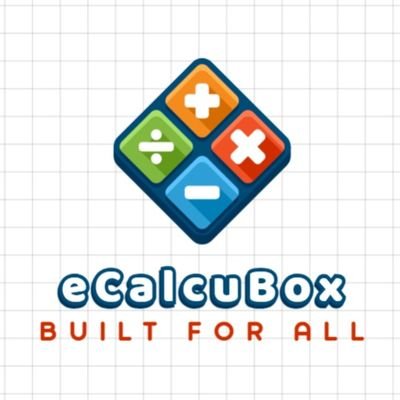 eCalcuBox's profile picture. https://t.co/z8Bx5Dk1N7