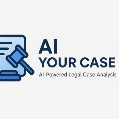 AIYourCase's profile picture. | Revolutionizing law w/ AI trained on 30+ yrs state/fed cases. Beats ChatGPT: Win rates, evidence breakthroughs & reports in mins. DM for free demo