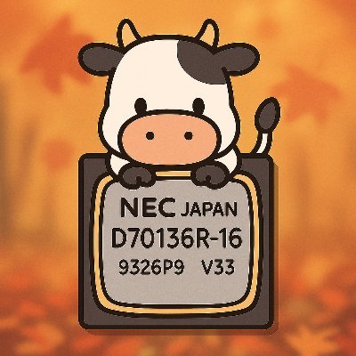 uPD70136's profile picture. 初PCは、PC-9801VM21でした。 自作PCと小型PC好きで、大阪日本橋付近をさまよっています。 近頃は、珍PC収集が趣味。PC-98愛好会：PC-98LM-266 ⚠️ツムではなくエヌなので。